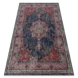 Modern Teppich MUNDO E0551 Ornament, Rahmen vintage Outdoor rot / schwarz