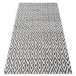 Modern Teppich MUNDO E0621 geometrisch Outdoor beige / schwarz