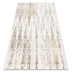 Teppich CORE 241A Ornament Vintage - Strukturell, zwei Ebenen aus Vlies, beige / gold