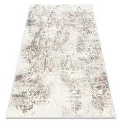 Teppich CORE W9786 Abstrakt - Strukturell, zwei Ebenen aus Vlies beige