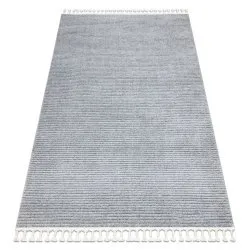 Teppich SEVILLA PC00B Streifen grau Franse berber marokkanisch shaggy