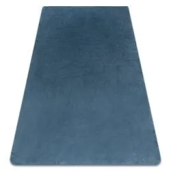 Moderner Waschteppich POSH Shaggy, plüschig, dick Antirutsch blau