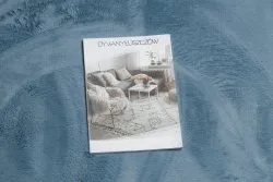 Dywan POSH Shaggy niebieski gruby, pluszowy, antypoślizgowy, do prania