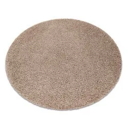 Teppich SOFFI Kreis shaggy 5cm beige