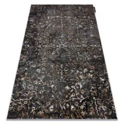 Modern DE LUXE Teppich 2080 Ornament vintage - Strukturell grau
