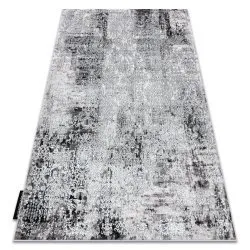 Modern DE LUXE Teppich 2081 Ornament vintage - Strukturell creme / grau