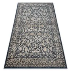 Teppich Wolle NAIN Ornament vintage 7557/51944 beige / dunkelblau
