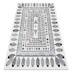 Teppich FUN Teepee für Kinder, indisch, Rahmen creme