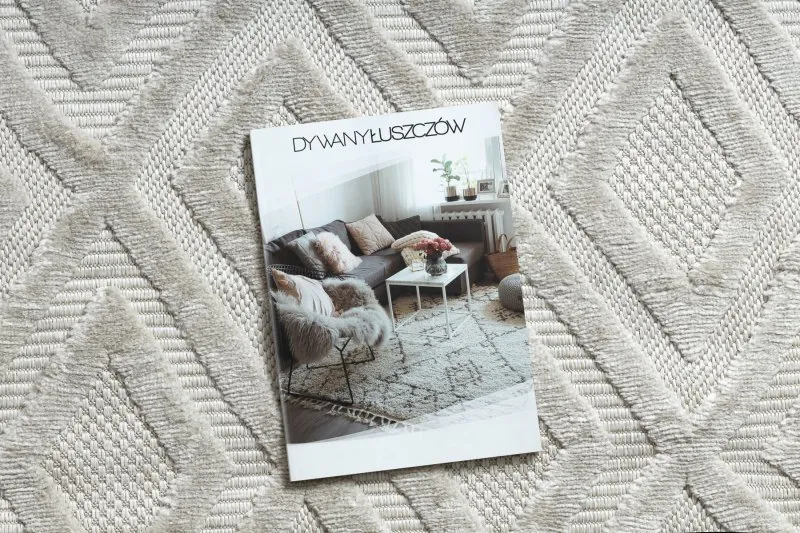 Dywan SANTO SZNURKOWY SIZAL 58377 Romby, geometryczny, zygzak beż