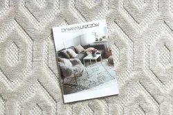 Dywan SANTO SZNURKOWY SIZAL 58380 Heksagon, sześciokąt beż
