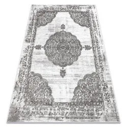 Teppich LIRA E1468 Rosette, Strukturell, Modern, Glamour - grau