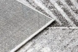 Dywan MATEO 8035/644 Nowoczesny liście palmy - strukturalny szary