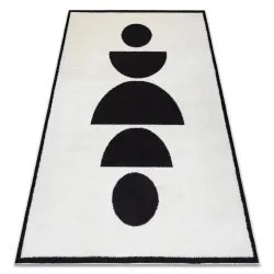 Modern Teppich MODE 8598 geometrisch creme / schwarz 