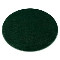 Dywan SOFTY koło Jednolity, jednokolorowy forest zielony