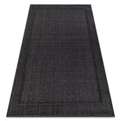 Teppich TIMO 5979 SISAL draussen Rahmen schwarz