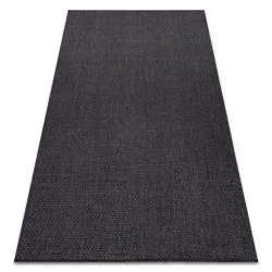 Teppich TIMO 6272 SISAL draussen schwarz