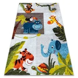 JUNIOR 51858.802 Tiere, Afrika für Kinder Anti-Rutsch - grau