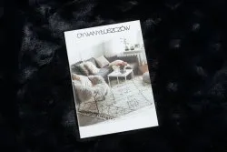 Dywan BUBBLE koło czarny 25 IMITACJA FUTRA KRÓLIKA strukturalny 3D