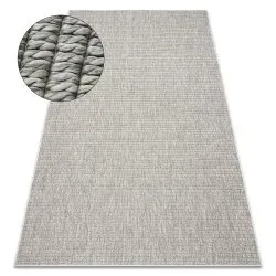 Teppich ORIGI 3583 grau - flachgewebte SISAL schnur