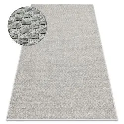 Teppich ORIGI 3661 grau - flachgewebte SISAL schnur