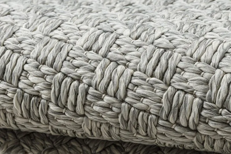 Teppich ORIGI 3661 grau - flachgewebte SISAL schnur
