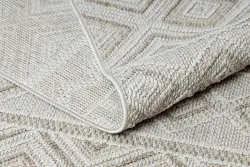 Dywan JERSEY 19234 beż - Romby, pętelkowy, strukturalny BOHO