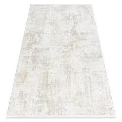Moderner Teppich DUKE 51374 creme - Vintage, strukturiert, sehr weich, Fransen