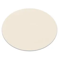 Modern Waschteppich LINDO Kreis creme, rutschfest, zottelig