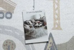 Dywan BONO 9207 Ulice, Miasto, plac budowy kremowy / jasny szary
