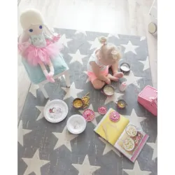 Teppich SCANDI 18209/052 grau, ideal für das Kinderzimmer oder Spielbereich
