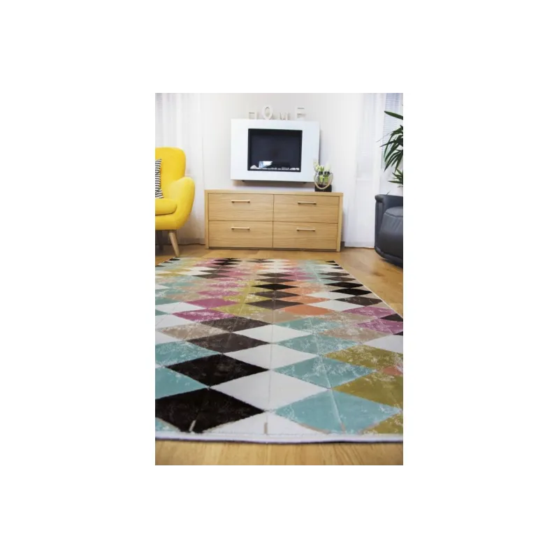 Moderner akryl Teppich in pudra Farbton, stilvolle Wohnaccessoires