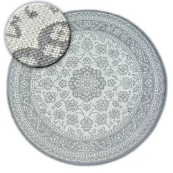 Teppich kreis FLAT 48691/637 - farbiges Glas