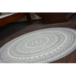 Runder Sisal Teppich, ideal für Gartenbereiche
