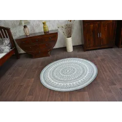 Eleganter runder Sisal Teppich, stilvolle Ergänzung für jedes Interieur