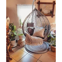 Runder Teppich in natürlicher Farbe, perfekt für das Wohnzimmer, Teppiche Sisal Flachgewebe