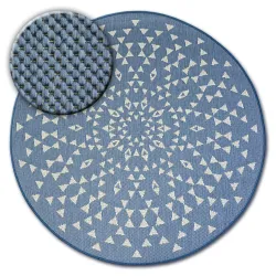 Teppich kreis FLAT 48715/591 - farbiges Glas