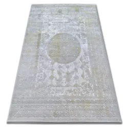 Teppich ACRYL VALENCIA 2328 ORNAMENT grau / senf