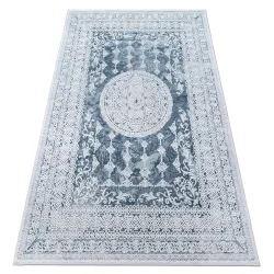 Teppich ACRYL VALENCIA 2328 ORNAMENT Blau / Elfenbein