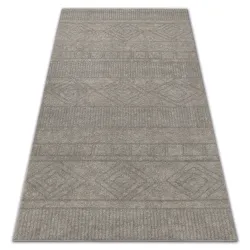 Teppich SOFT 8040 AZTEC BOHO sahne / hellbeige