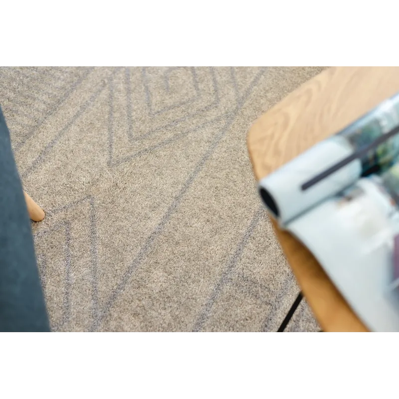 Beiger SOFT 8040 Teppich, ideal für moderne Wohnräume