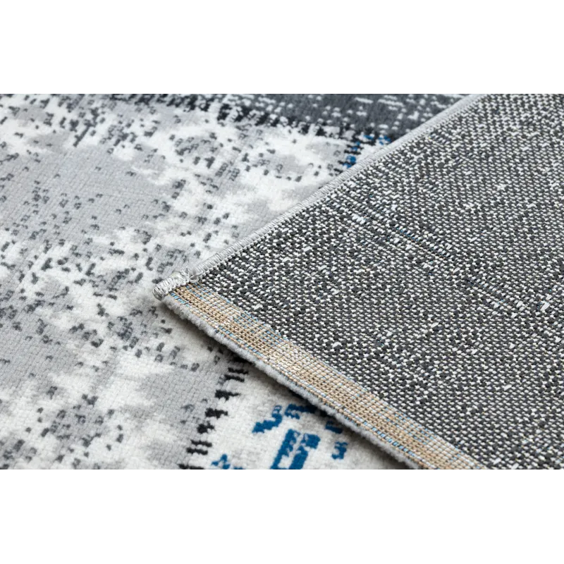 Weicher Teppich mit Patchwork-Muster, angenehm im Griff