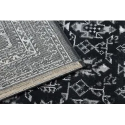 Hochwertiger schwarzer Vintage Teppich 22212996 für Langlebigkeit