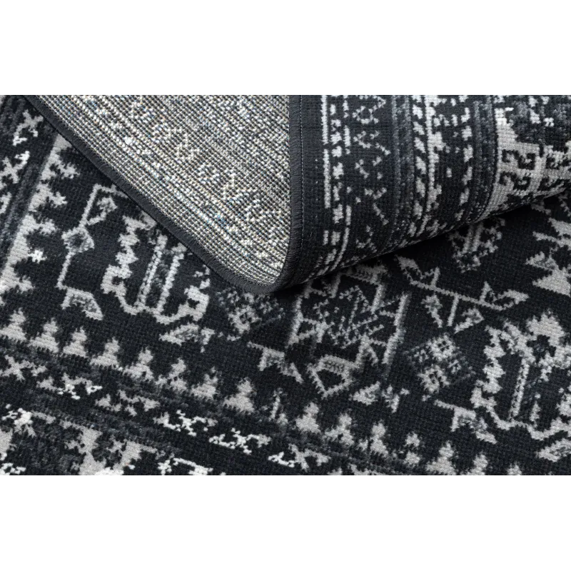 Schwarzer Vintage Teppich 22212996 für stilvolle Arrangements