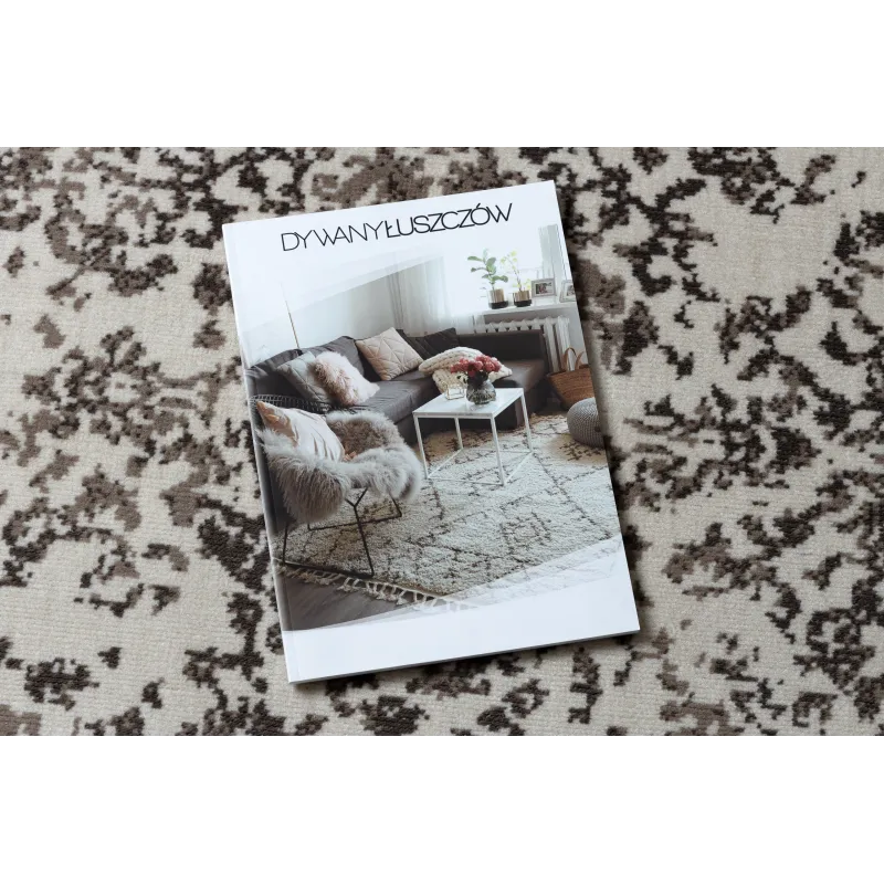 Stilvoller beiger Vintage Teppich, ideal für klassische Inneneinrichtungen