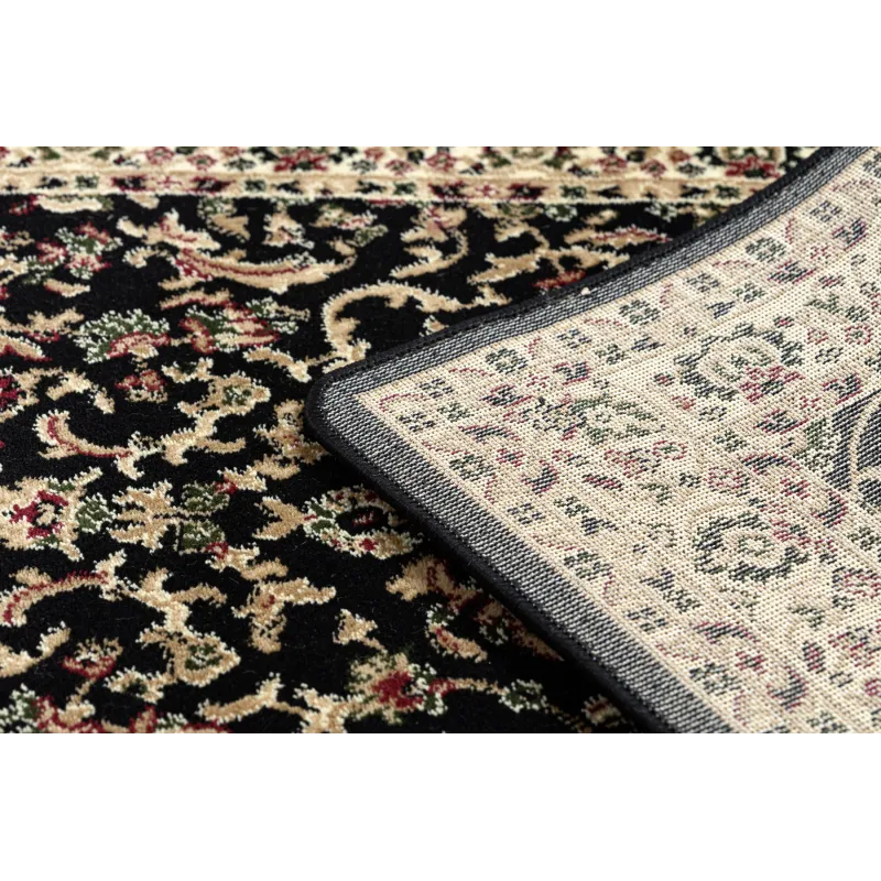 Dywan, Chodnik ROYAL ADR wzór 1745 czarny do przedpokoju, na korytarz