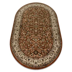 Teppich ROYAL ADR oval Muster 1745 braun