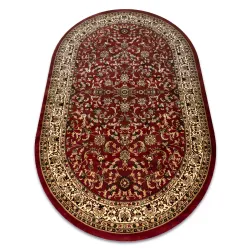 Teppich ROYAL ADR oval Muster 1745 Bordeaux