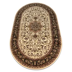 Teppich ROYAL ADR oval Muster 521 karamell