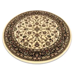 Teppich ROYAL ADR Kreis Muster 1745 karamell