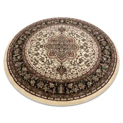 Teppich ROYAL ADR Kreis Muster 521 karamell